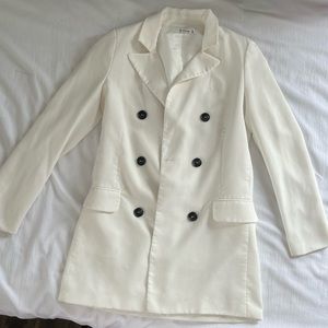 White long blazer